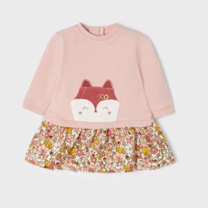 Mayoral Fleece Fox Dress